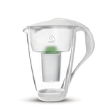 Vannfilter Kanne 2,0l Glas, Vit + 1 Filter
