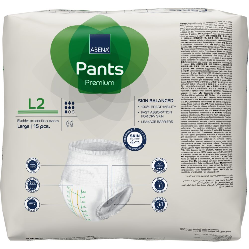 Abena Premium Pants L2 15 stk | Large
