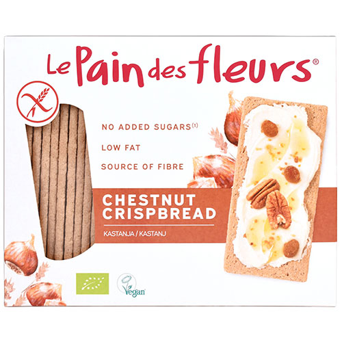 Le Pain De Fleurs Knäckebröd Kastanj Glutenfri Eko