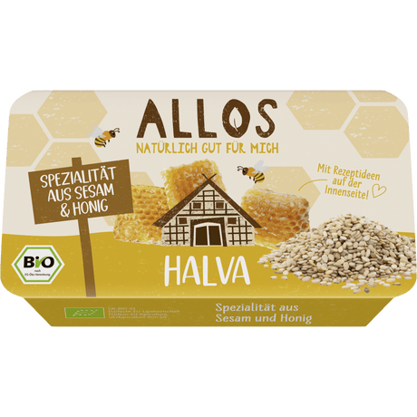 Allos Halva Sesam/honung Dessert Ekologisk | 75 g
