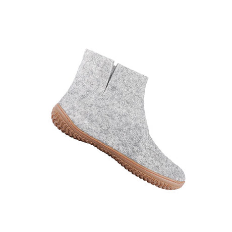 SHU`S hjemmesko med gummi sål - Light Grey 46
