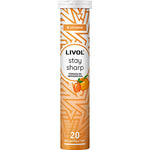 Livol Stay sharp, persika och aprikossmak | 20 tabl.