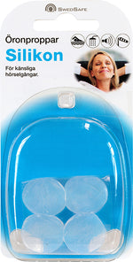SwedSafe silikonöronproppar | 2 par