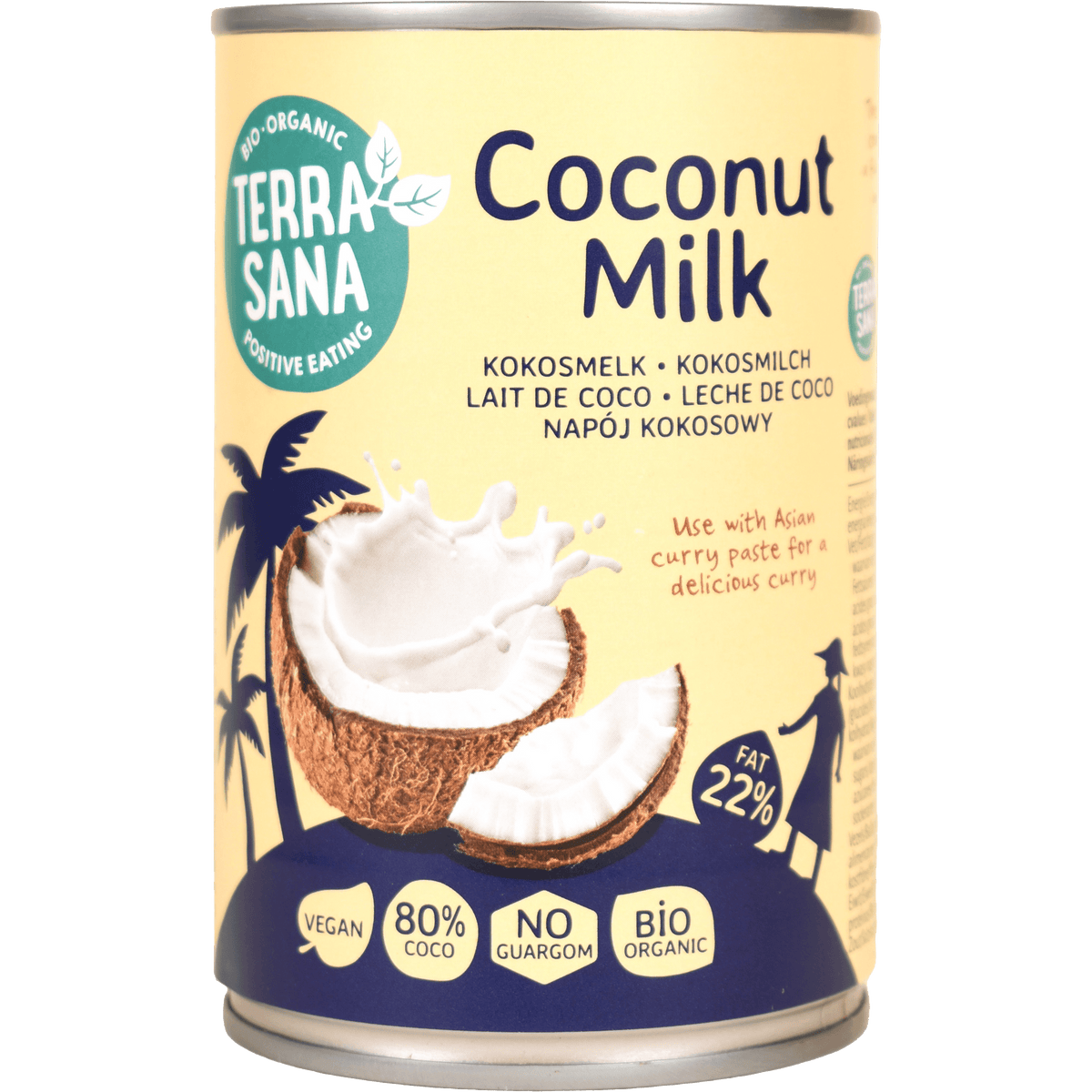 Terrasana Kokosmjölk Ekologisk | 400 ml