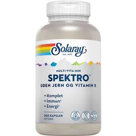 Spektro Multi-Vitamin utan Järn & vitamin K.