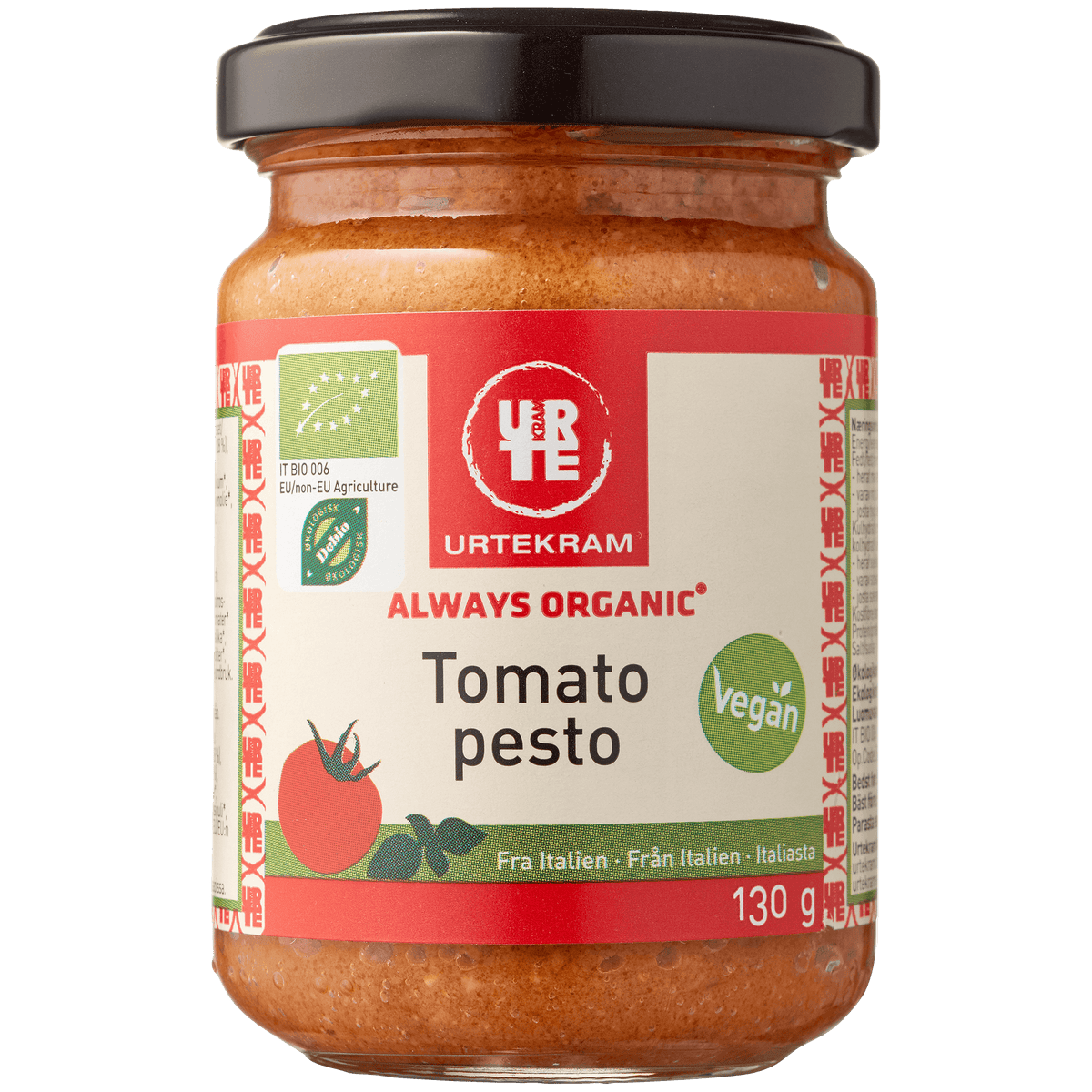 Urtekram Pesto Röd Ekologisk | 130 g