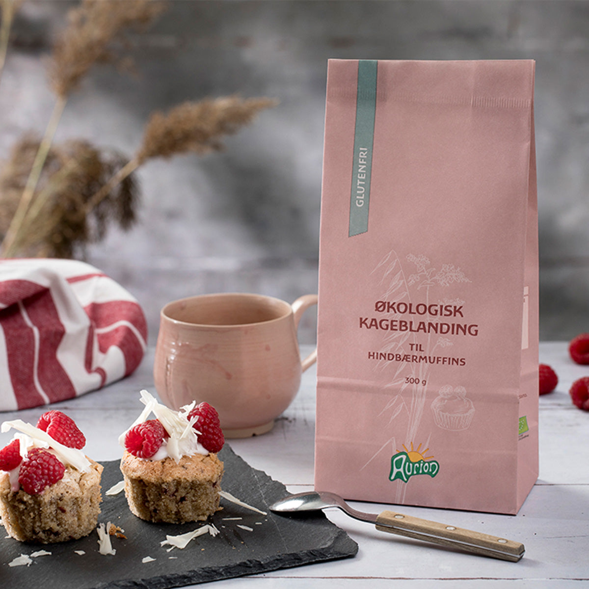 Hallonmuffinsmix EKO Glutenfri
