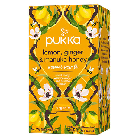 Lemon Ginger & Manuka Honey Tea Eco