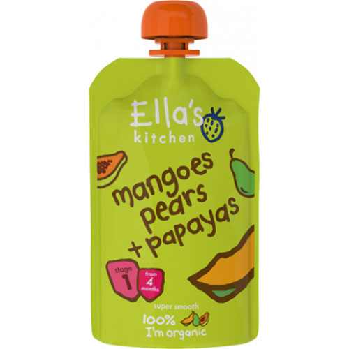 Puré Mango, Päron och Papaya