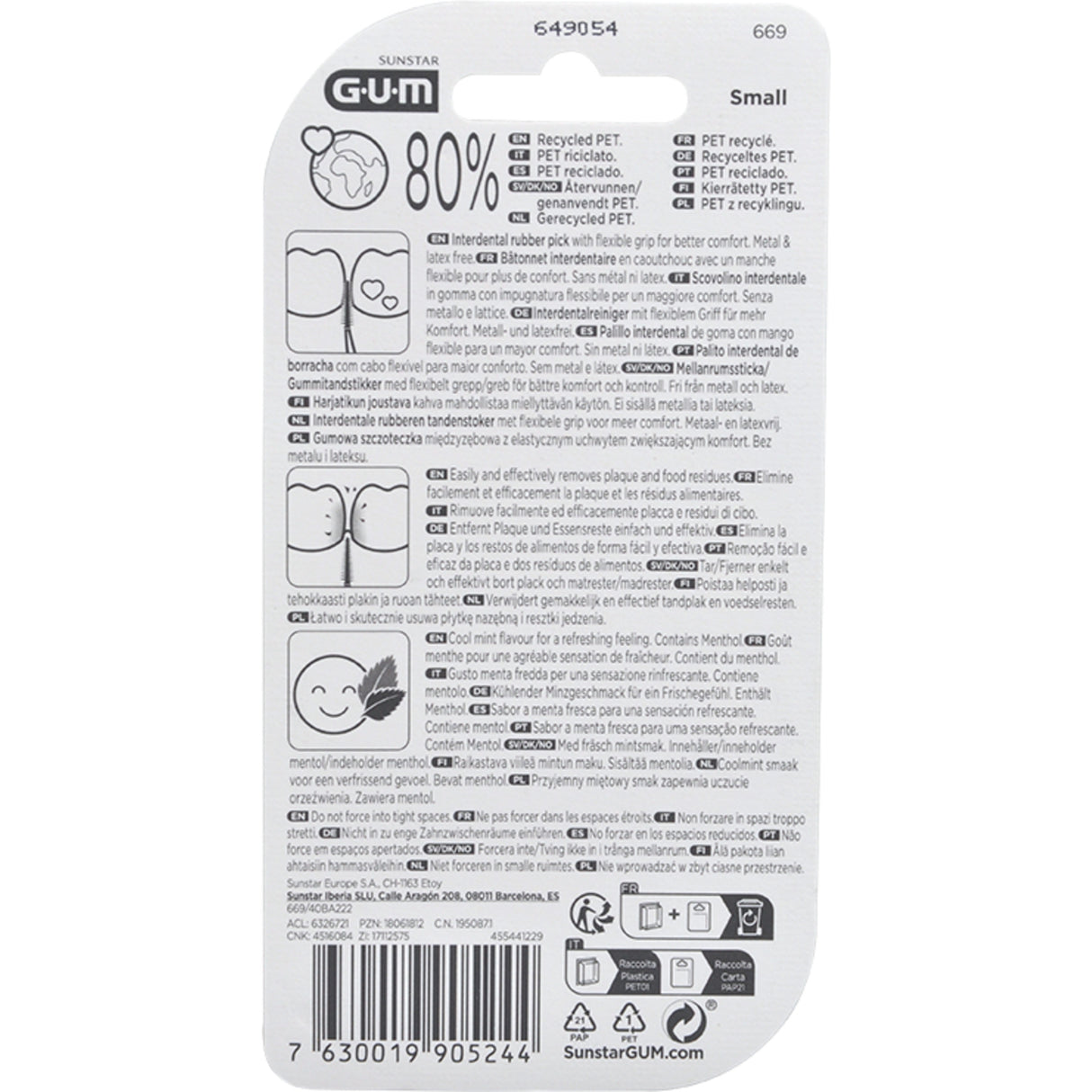 GUM Soft-Picks Comfort Flex Mint Small
