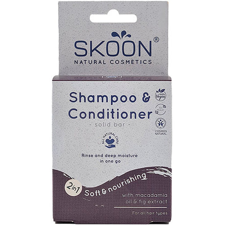 Skoon Solid Schampobar Schampo & Balsam 2 i 1 | 90 g