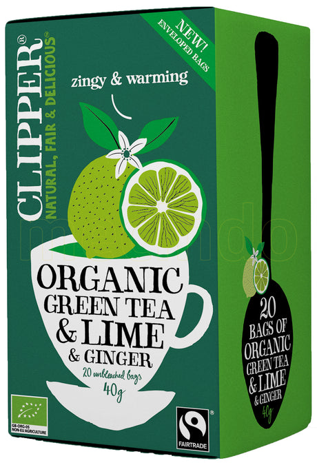 Grönt Te m. Lime & Ingefära EKO