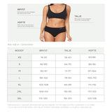 Bambu BH Ribbed Seamless Storm Mörkgrå