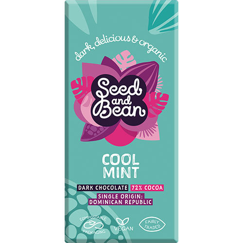 Mörk Choklad 72% Med Mint Ekologisk