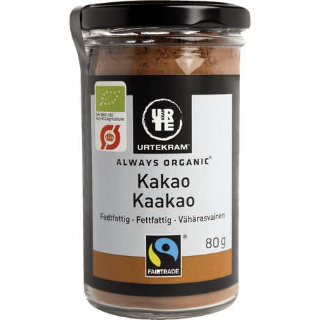 Urtekram Kakao fairtrade 10-12% Ekologisk | 80 g
