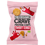 The Organic Crave Veganska proteinchips med sweet chili Ø | 75 g