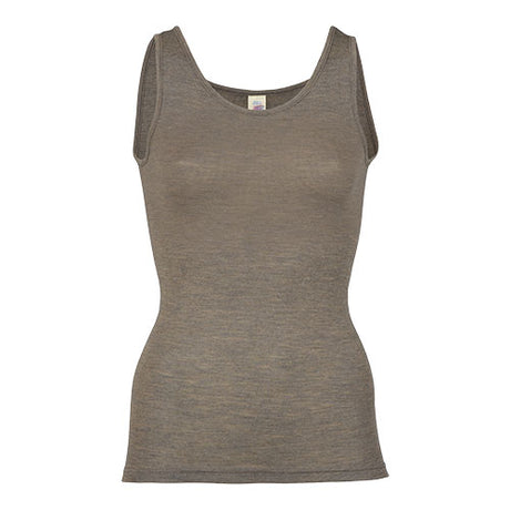 Top, uld/silke, Walnut, str. 46/48
