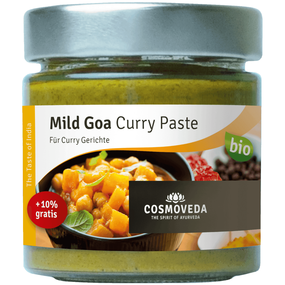 Cosmoveda Mild Goa Curry Paste Ekologisk | 175 g