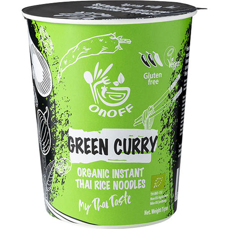 Instant nudelsoppa Grön Curry Eko