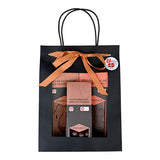 EKOkoladen Gourmet Presentpåse Orange EKO med 2 Chokladplattor samt Dragée Mandlar