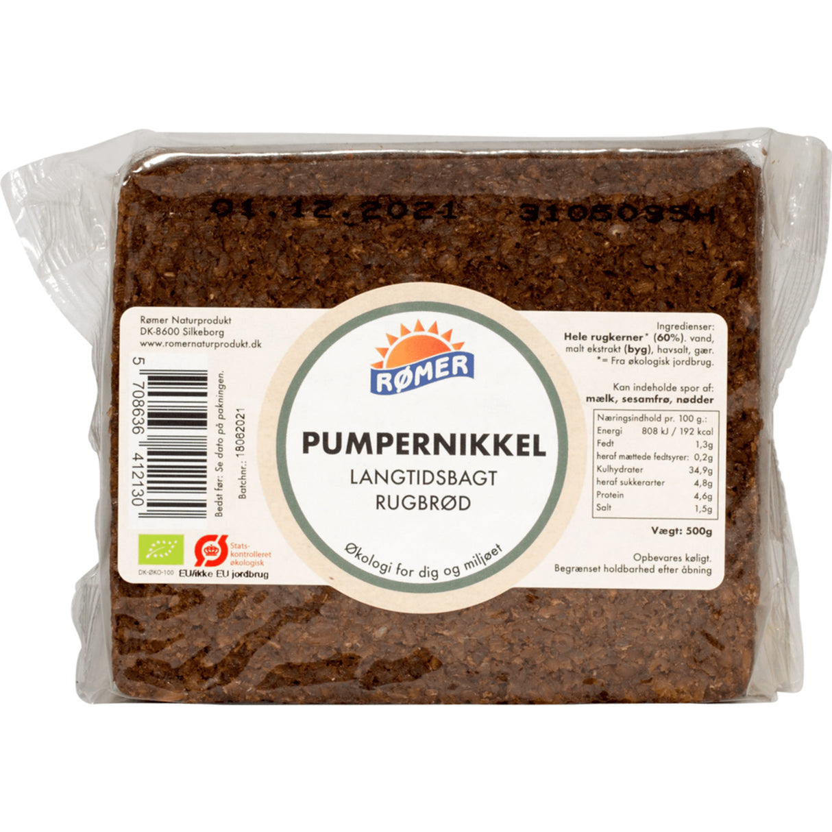 Rømer Rågbröd Pumpernickel EKO