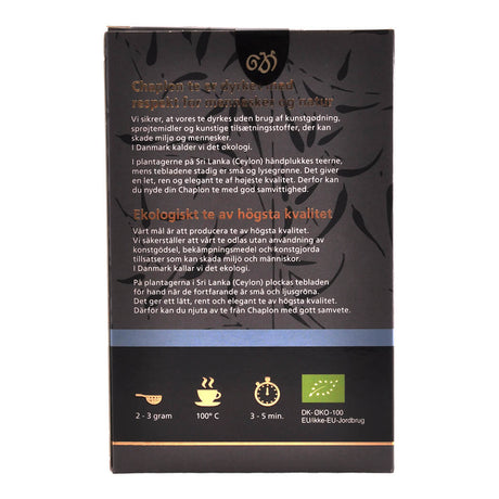 Earl Grey Te, Påfyllning 100 G I Ask, EKO