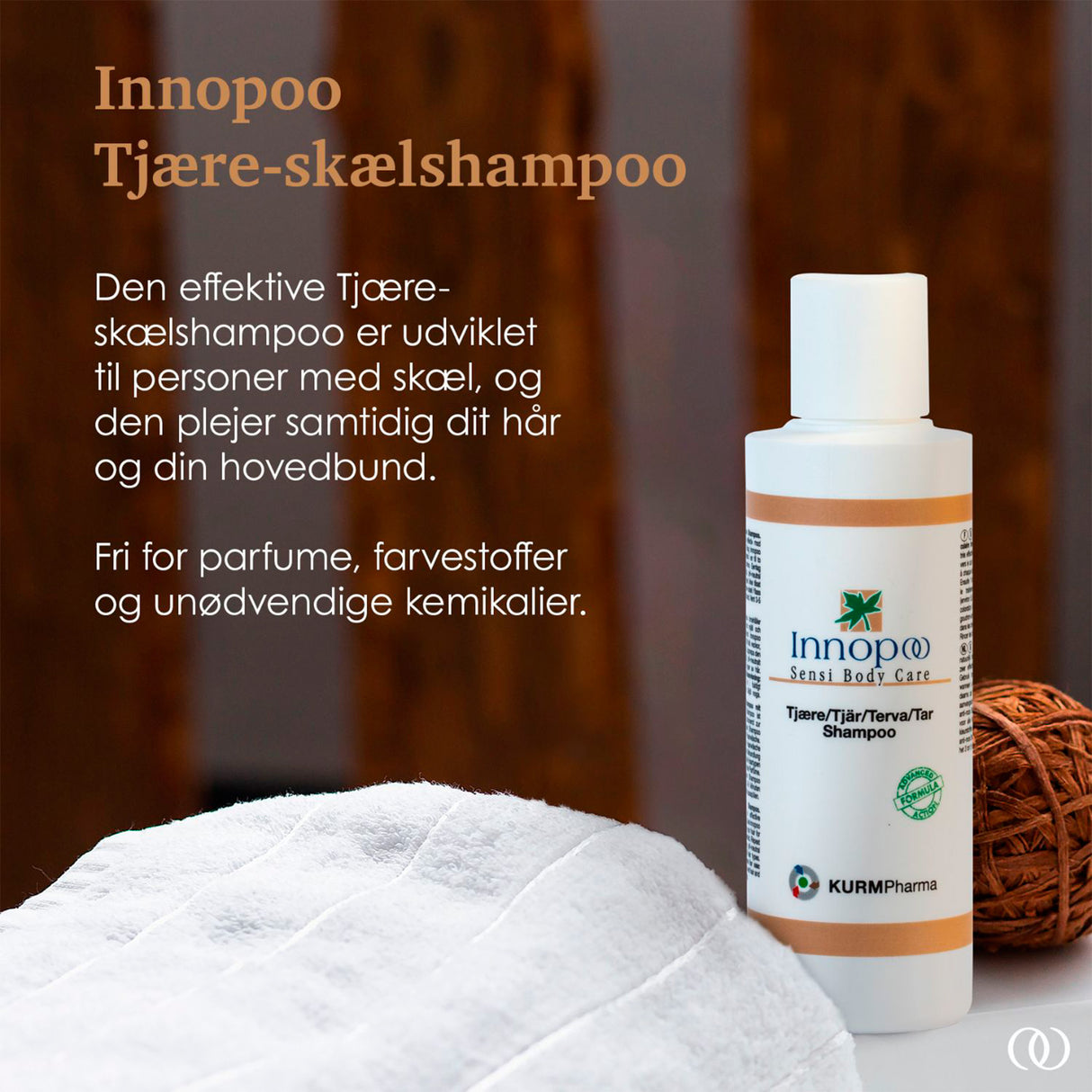 Innopoo Terva Tjärschampo Mot Mjäll | 150 ml
