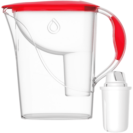 Dafi Vattenfilterkanna 2,4 L | Röd