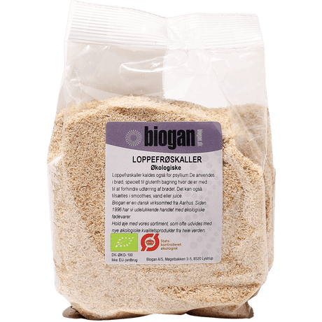 Biogan Loppfröskal Psyllium Ekologisk Glutenfri | 200 g