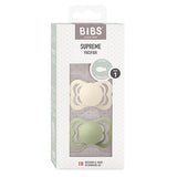 Supreme Silicone 0-6mån (Ivory/Sage) 2 st