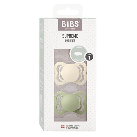 Supreme Silicone 0-6mån (Ivory/Sage) 2 st