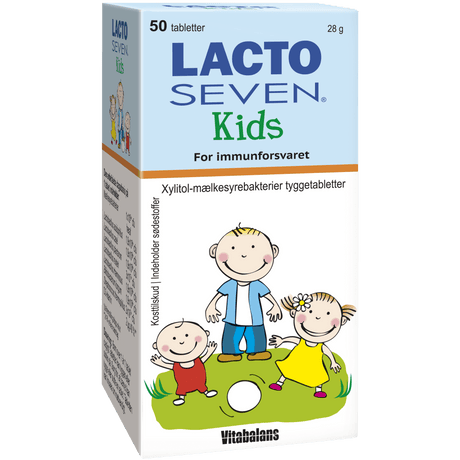 LactoSeven Kids | 50 tabletter