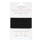 KooShoo Hårgummiband Svart plastfri 8 st (stora)