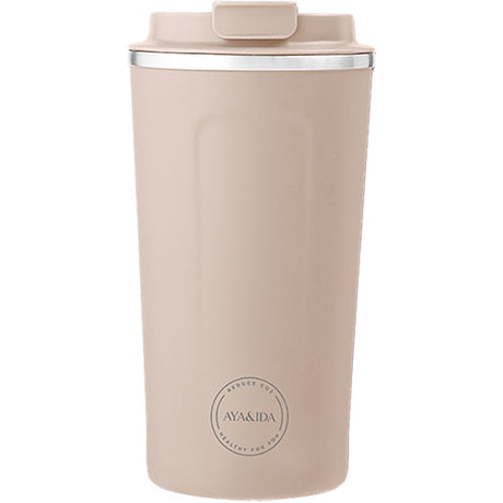 Termosmugg Rostfritt Stål Krämig Beige