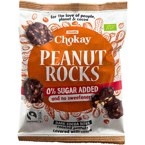 Snack bite dark peanut rocks 54% Ø