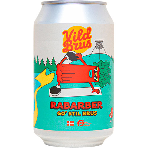 Vild Brus Rabarber Ekologisk | 330 ml