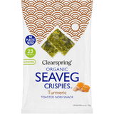Clearspring Tång Chips | Gurkmeja Ekologisk (Seaveg Crispies)
