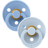 BIBS Colour size 2, 2 Pack Sky Blue/Baby Blue