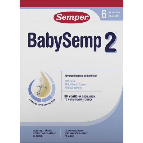 BabySemp 2 Tillskottsnäring Från 6 Månader