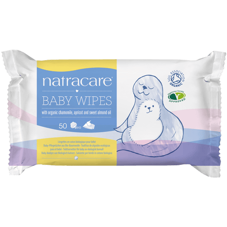 Natracare Baby Våtservetter 100% Bomull | 50 st