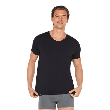 Boody Men´s V-neck T-shirt Svart | Stl. S