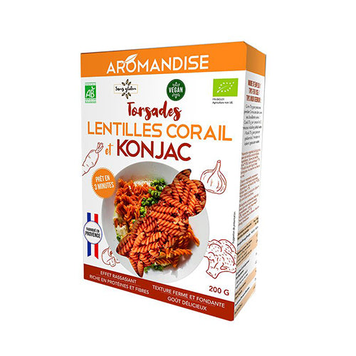 Shirataki & Röd Lins Fusilli Eko