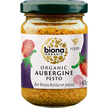 Biona Organic Aubergine Pesto Ekologisk | 140 g