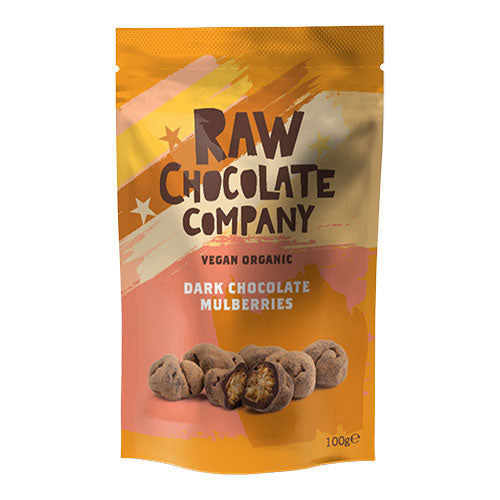 Mullbär m. rå choklad Ø