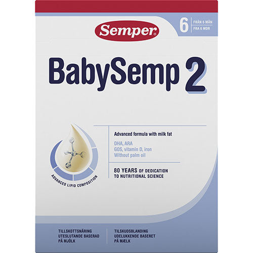 BabySemp 2 Tillskottsnäring Från 6 Månader