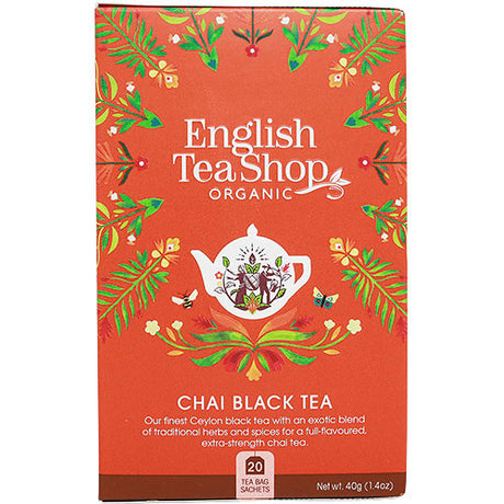 English Tea Shop Chai Svart Te Eko | 20 påsar