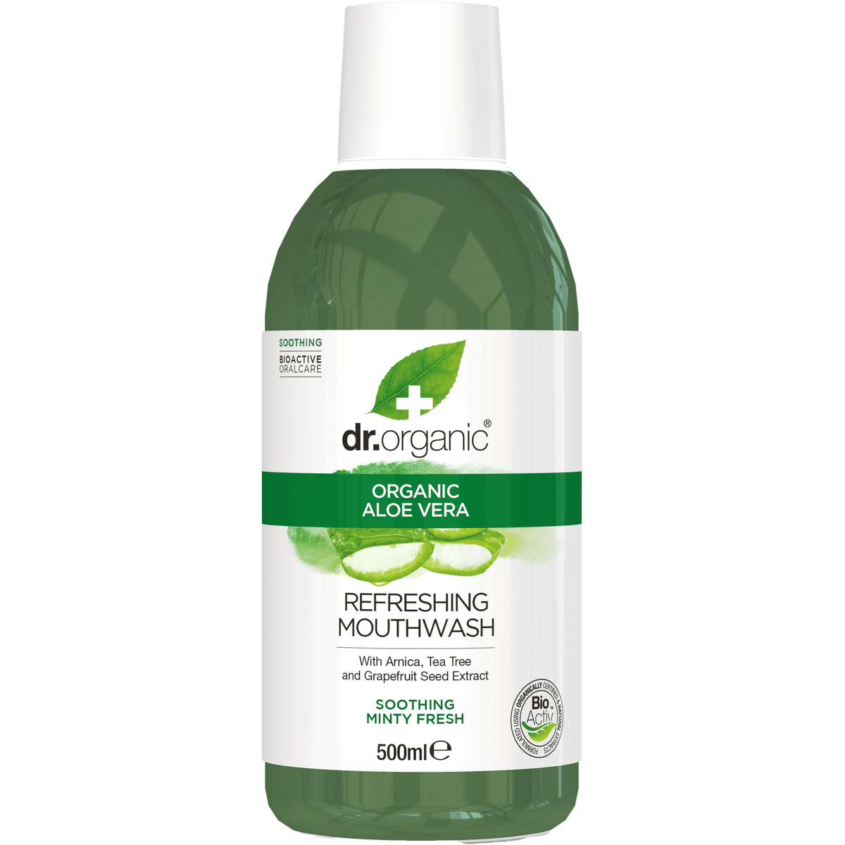 Dr. Organic Munskölj Aloe Vera | 500 ml