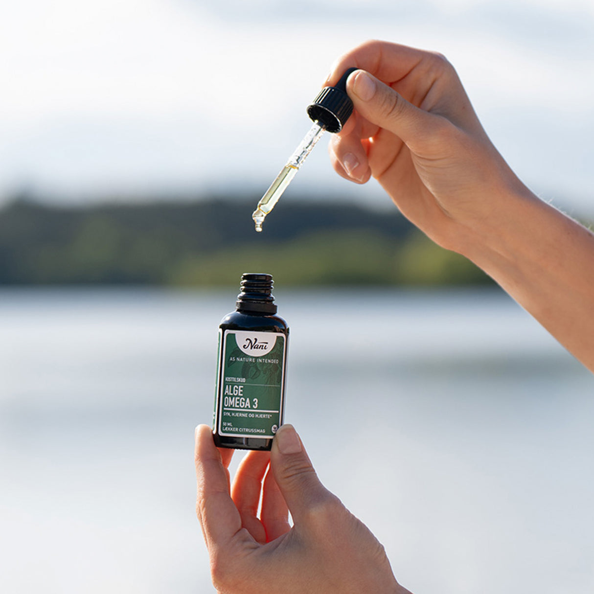 Nani Alge Omega 3 droppar med citrussmak | 50 ml