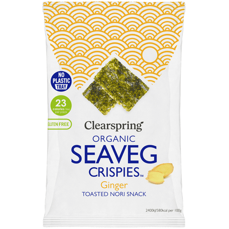 Clearspring Tång Chips | Ingefär Ekologisk (Seaveg Crispies)