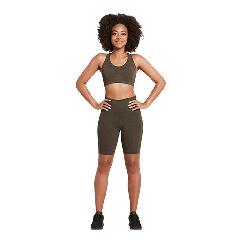 Racerback Sports Bra dark olive str XS